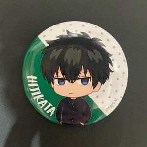 Hijikata Anime Button Pin